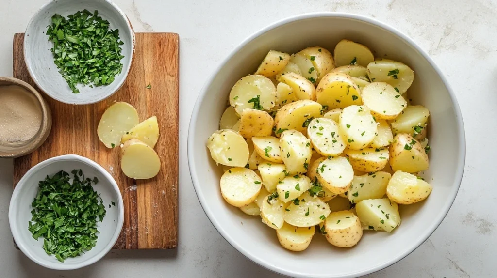 Salade pomme de terre cervelas : Recette facile et gourmande 3 étapes préparation salade pomme de terre cervelas