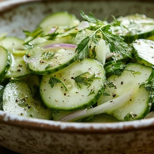 Salade de concombre : Recette, astuces et bienfaits pour une fraîcheur incomparable 3 salade de concombre fraîche et légère